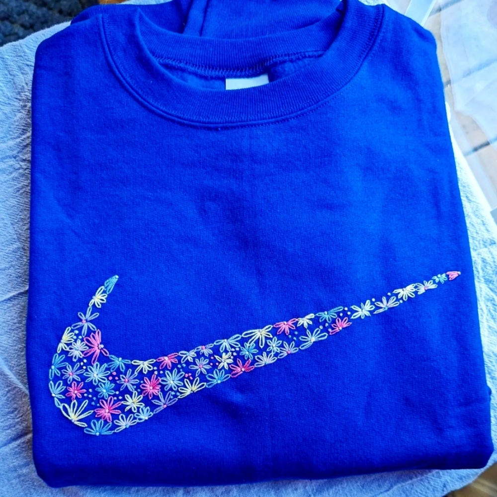 Embroidered Swoosh Sweatshirt